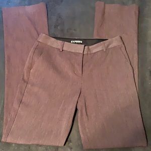 Express Womens Dress Pants Columnist Barely Boot Size 2 Purple